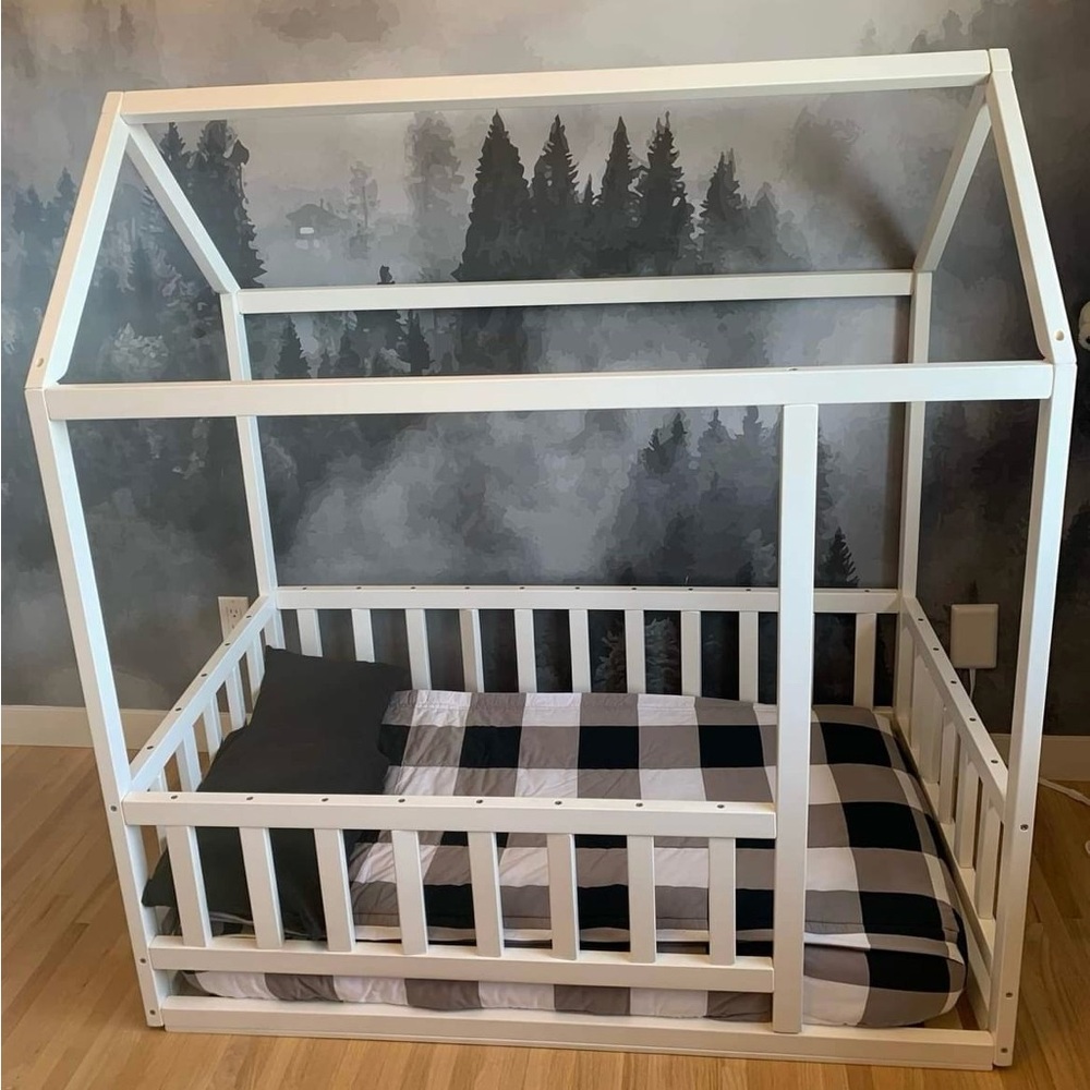 Beddys Buffalo plaid zip bedding Crib/Toddler size